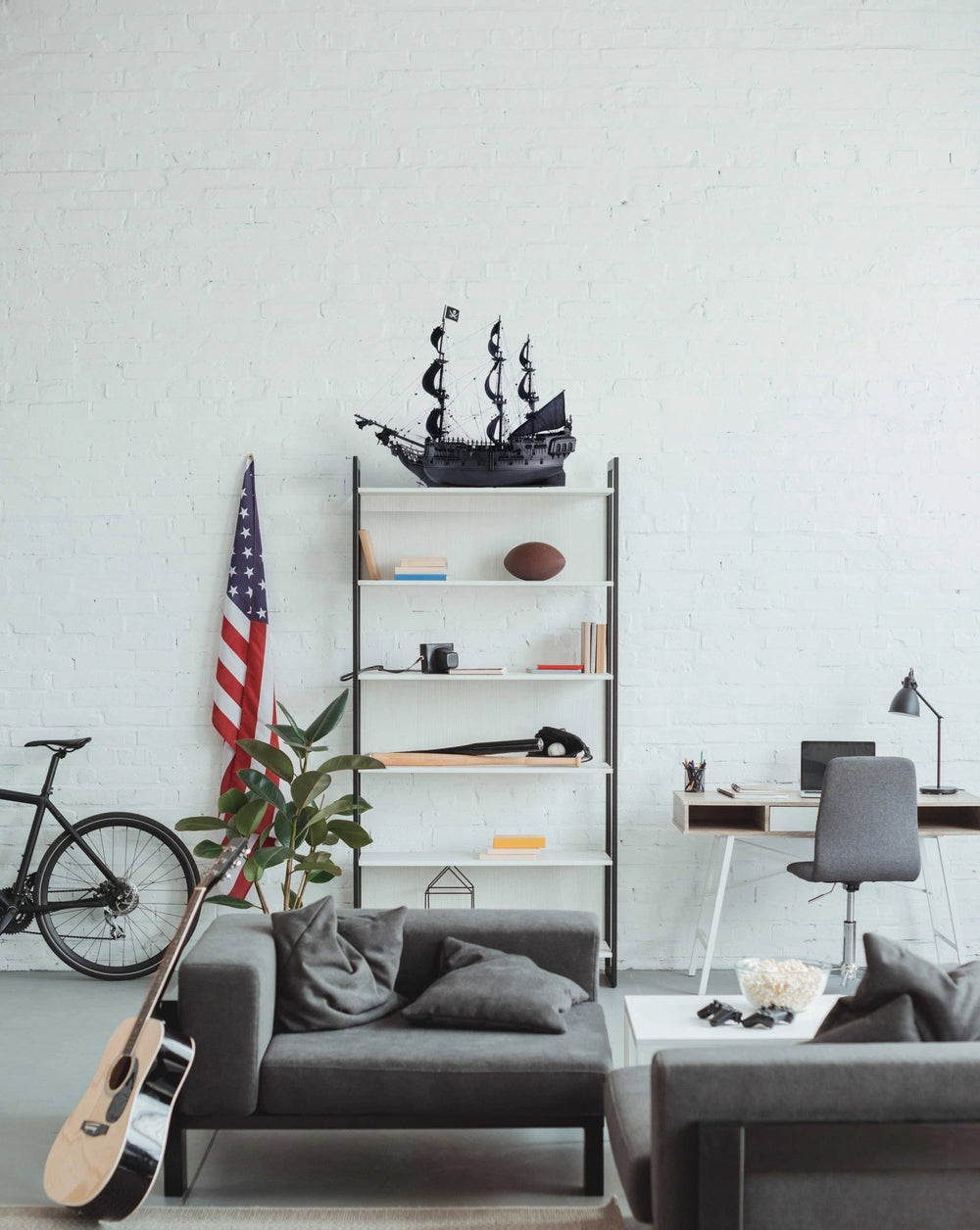 6.5" X 20" X 19"Black Pearl Pirate Ship - Homeroots