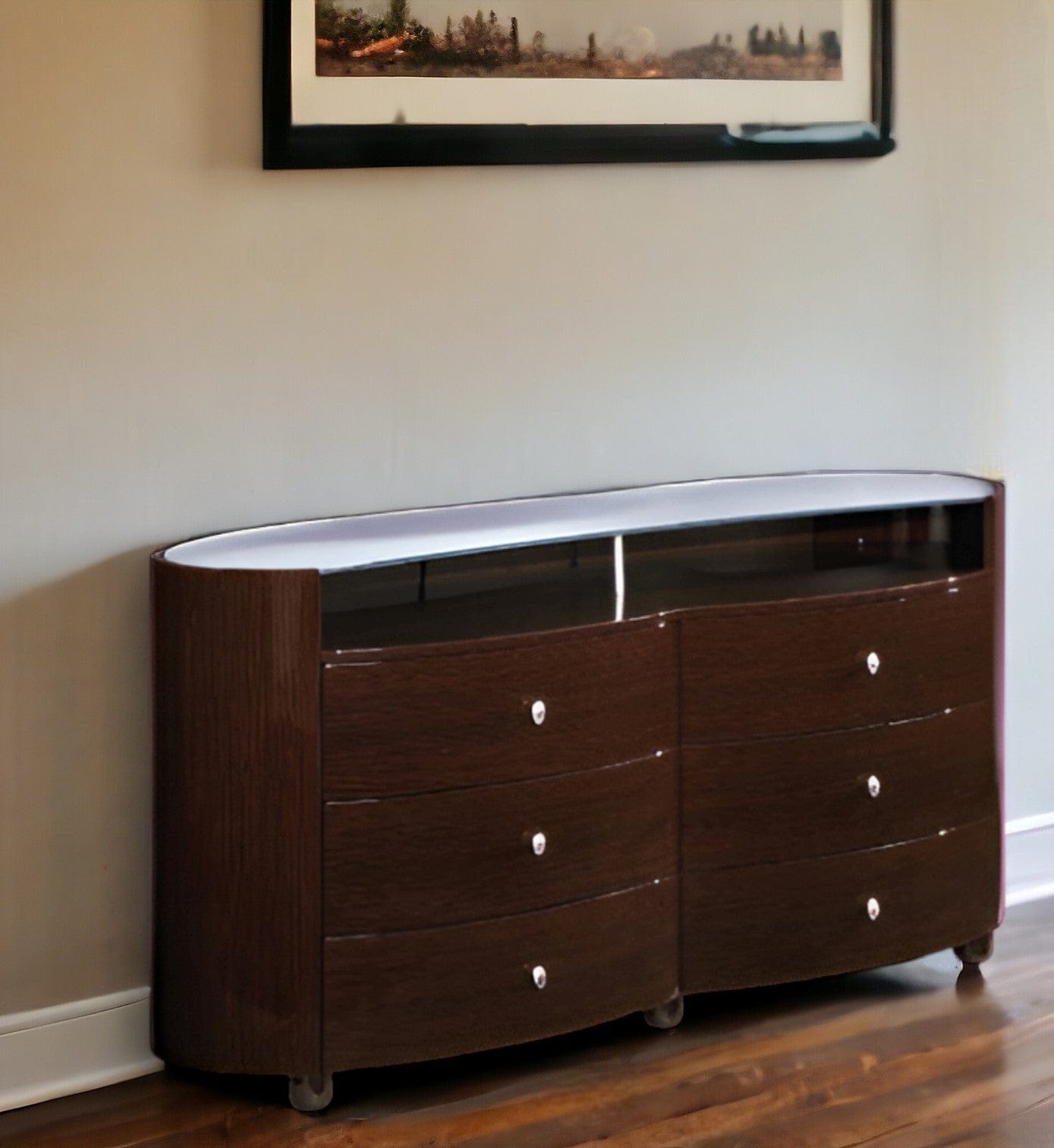 63" X 22" X 32" Wenge Dresser - Homeroots - Flyclothing LLC