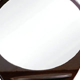 39" Brown Oval Framed Dresser Mirror - Homeroots - Flyclothing LLC