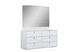 62" X 19" X 30" White Dresser - Homeroots - Flyclothing LLC