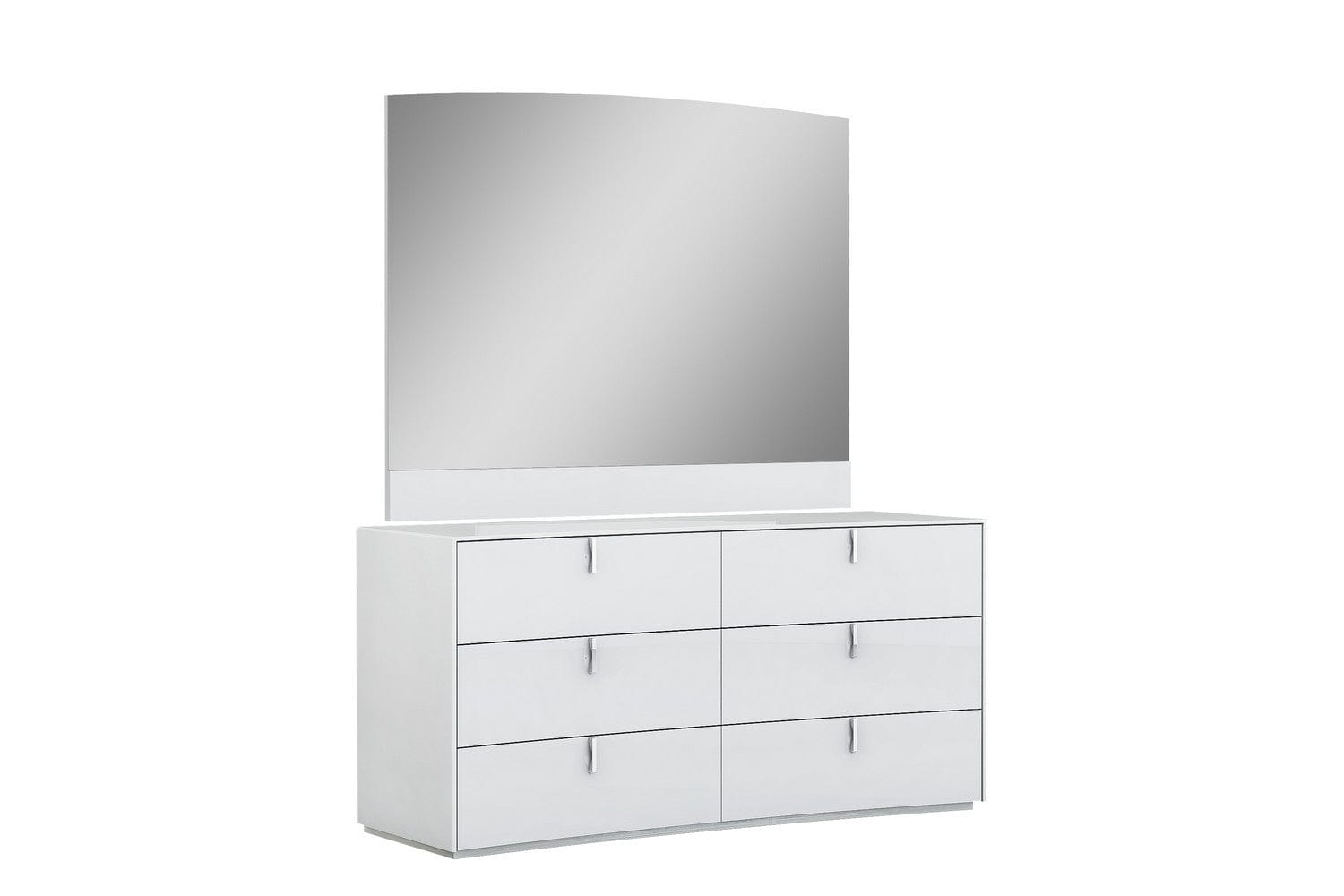 62" X 19" X 30" White Dresser - Homeroots - Flyclothing LLC