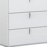 62" X 19" X 30" White Dresser - Homeroots - Flyclothing LLC