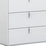 62" X 19" X 30" White  Dresser - Homeroots