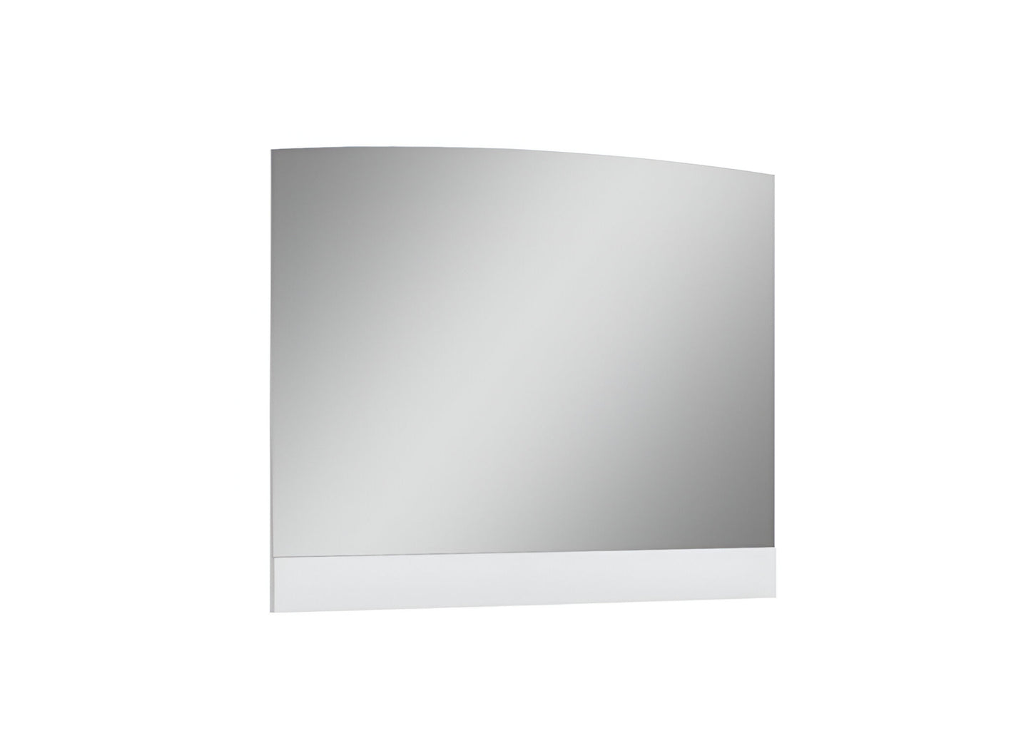 45" White Partial Frame Dresser Mirror - Homeroots - Flyclothing LLC
