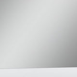 45" White Partial Frame Dresser Mirror - Homeroots - Flyclothing LLC