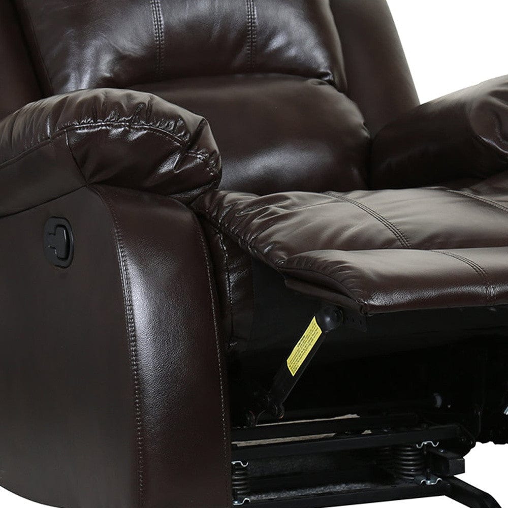 36" X 38" X 40" Brown Chair - Homeroots - Flyclothing LLC