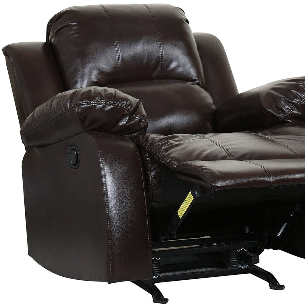 36" X 38" X 40" Brown  Chair - Homeroots