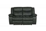 Two Piece Indoor Gray Microsuede Five Person Seating Set - Homeroots - Flyclothing LLC