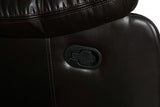 86" Brown Faux Leather Sofa With Black Legs - Homeroots - Flyclothing LLC