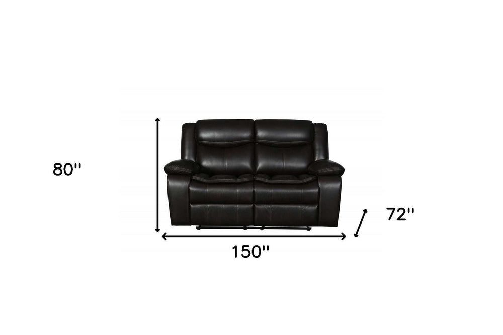 Two Piece Indoor Brown Microsuede Five Person Seating Set - Homeroots - Flyclothing LLC
