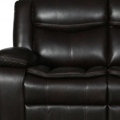 Two Piece Indoor Brown Microsuede Five Person Seating Set - Homeroots