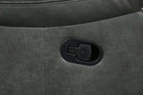 Gray Polyester Blend Reclining U Shaped Three Piece Corner Sectional With Console - Homeroots - Flyclothing LLC