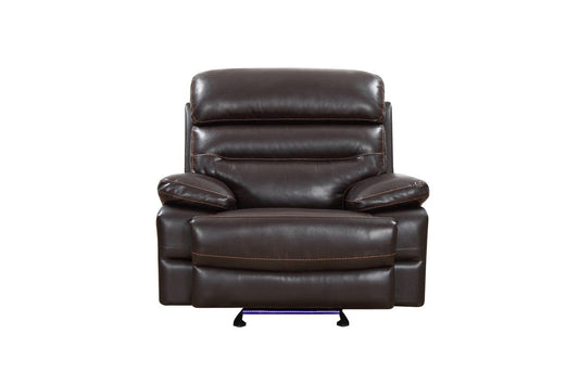 43" X 40" X 41" Brown  Power Reclining Chair - Homeroots