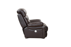 43" X 40" X 41" Brown  Power Reclining Chair - Homeroots