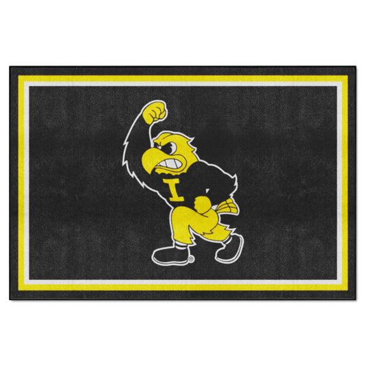 Iowa Hawkeyes 5ft. x 8 ft. Plush Area Rug - Iowa