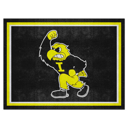 Iowa Hawkeyes 8ft. x 10 ft. Plush Area Rug - Iowa