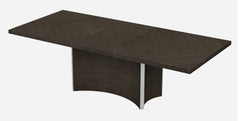 Seven Piece Gray Solid Wood Dining Set with Six Chairs - Homeroots