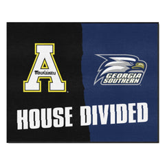 Appalachian State Mountaineers House Divided Rug - 34 in. x 42.5 in. - House Divided - Appalachian State / Georgia Southern