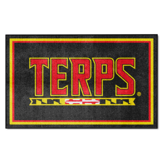 Maryland Terrapins 4ft. x 6ft. Plush Area Rug - Maryland