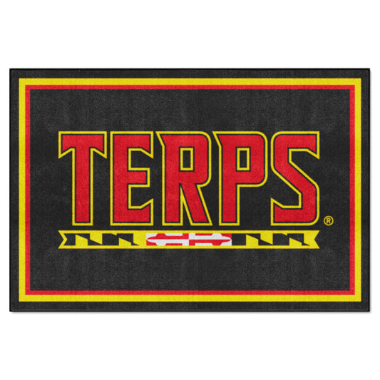 Maryland Terrapins 5ft. x 8 ft. Plush Area Rug - Maryland