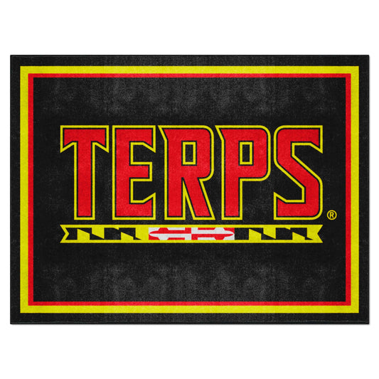 Maryland Terrapins 8ft. x 10 ft. Plush Area Rug - Maryland