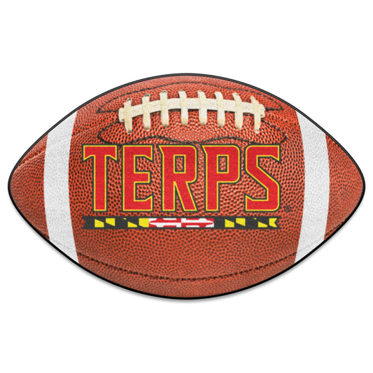 Maryland Terrapins  Football Rug - 20.5in. x 32.5in. - Maryland