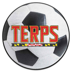 Maryland Terrapins Soccer Ball Rug - 27in. Diameter - Maryland