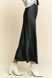 Davi & Dani High Waist Midi Skirt - Trendsi