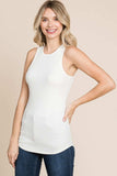 Culture Code Full Size Ribbed Round Neck Tank - Trendsi - Flyclothing LLC