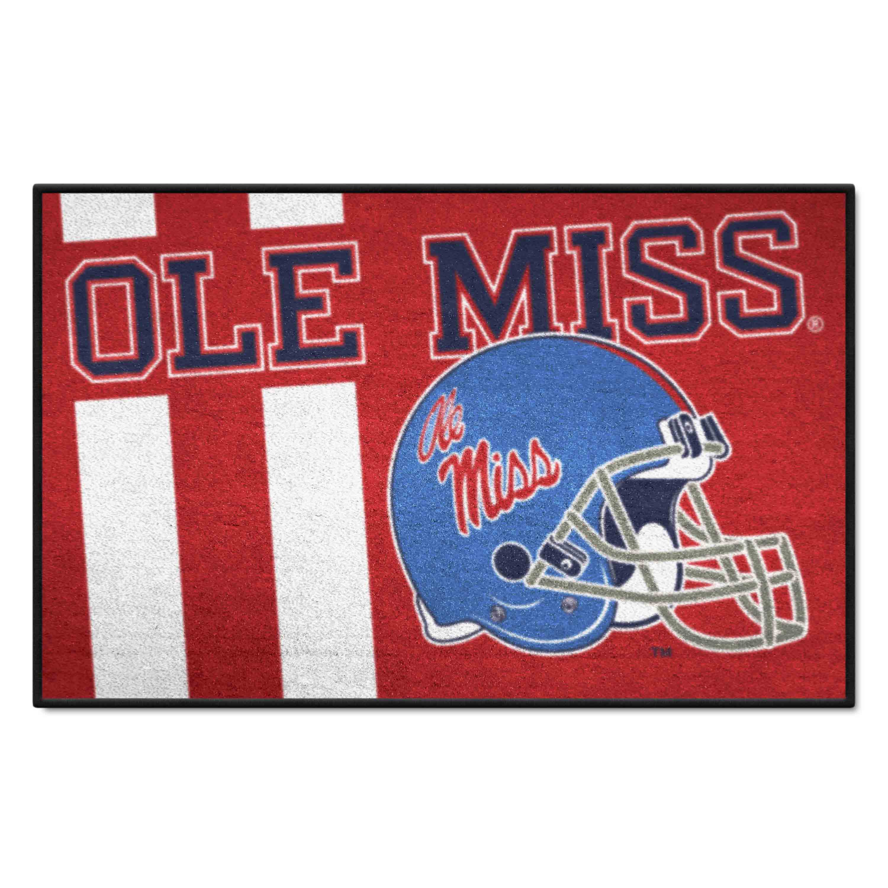Ole Miss Rebels Starter Mat Accent Rug - 19in. x 30in. - Ole Miss
