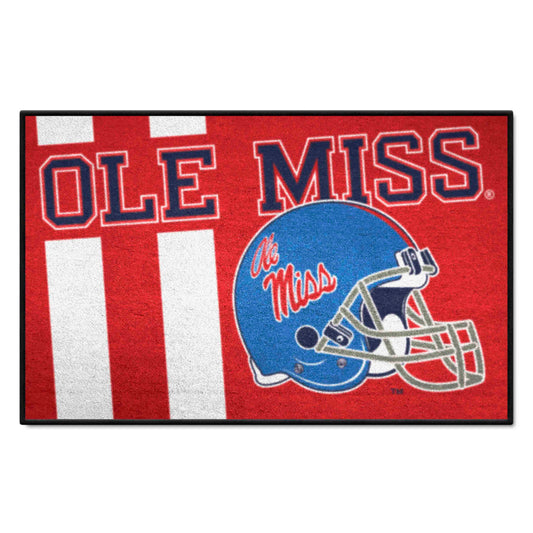Ole Miss Rebels Starter Mat Accent Rug - 19in. x 30in. - Ole Miss