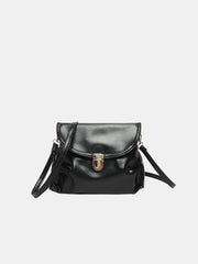 PU Leather Adjustable Strap Crossbody Bag - Trendsi