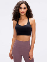 Crisscross Scoop Neck Active Tank - Trendsi - Flyclothing LLC