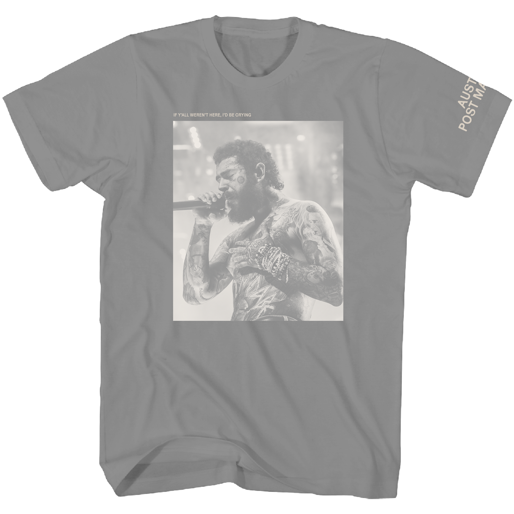 POST MALONE GRAY PHOTO  F/SL