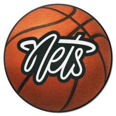 Brooklyn Nets Basketball Rug - 27in. Diameter - Brooklyn Nets