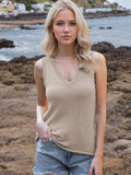 Tie Shoulder V-Neck Sweater Vest - Trendsi - Flyclothing LLC