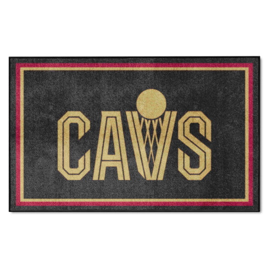 Cleveland Cavaliers 4ft. x 6ft. Plush Area Rug - Cleveland Cavaliers