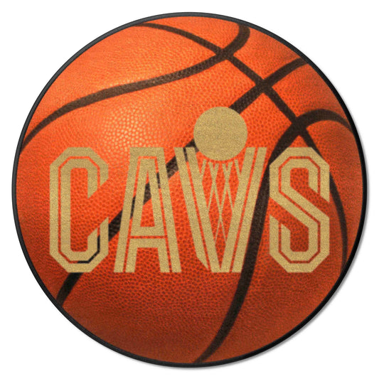 Cleveland Cavaliers Basketball Rug - 27in. Diameter - Cleveland Cavaliers