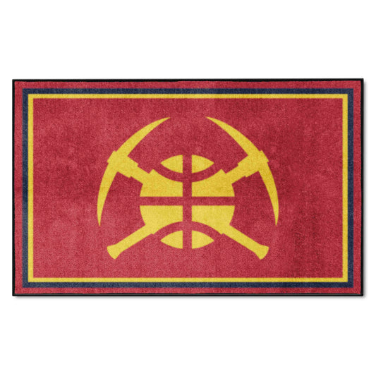 Denver Nuggets 4ft. x 6ft. Plush Area Rug - Denver Nuggets