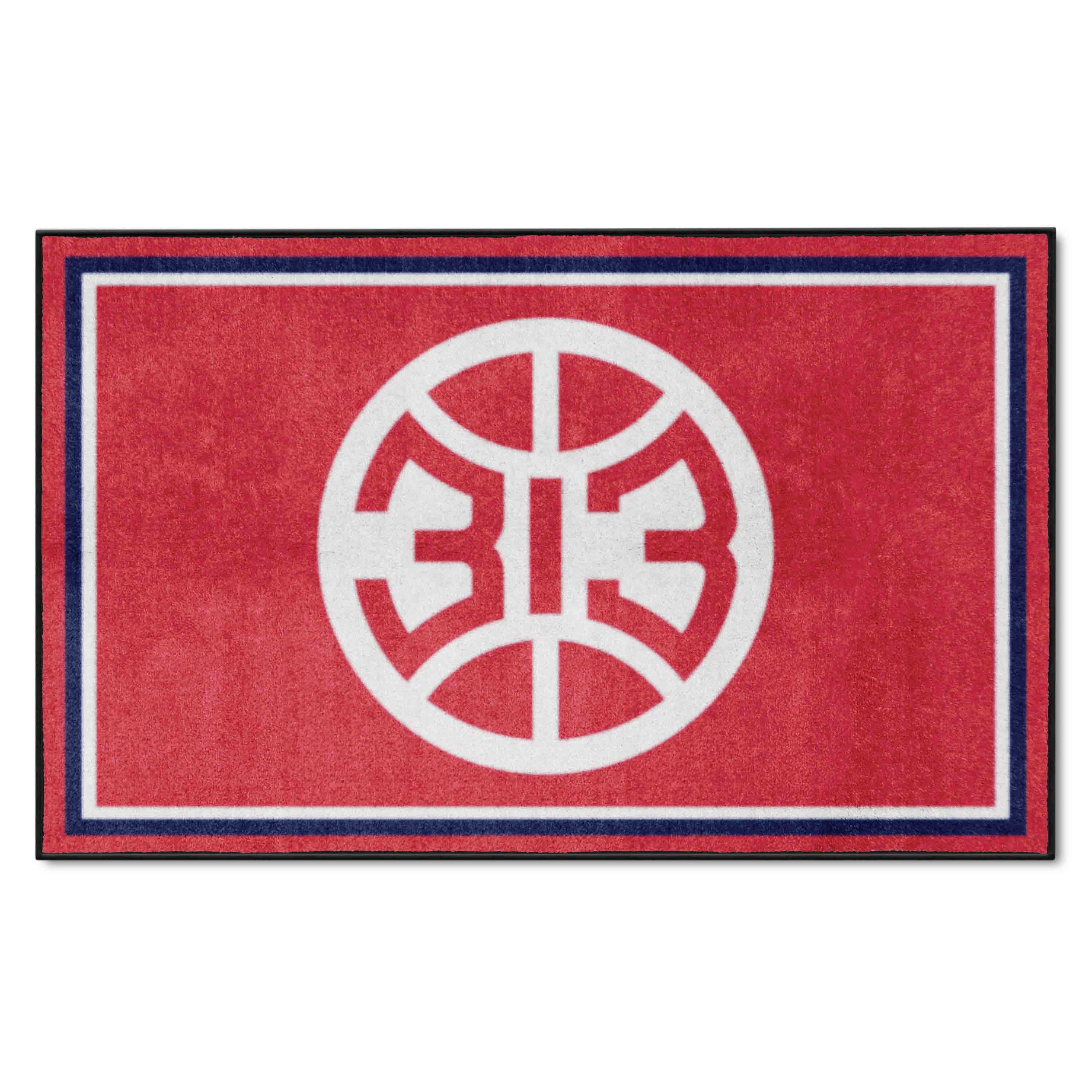 Detroit Pistons 4ft. x 6ft. Plush Area Rug - Detroit Pistons