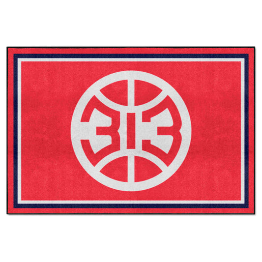 Detroit Pistons 5ft. x 8 ft. Plush Area Rug - Detroit Pistons