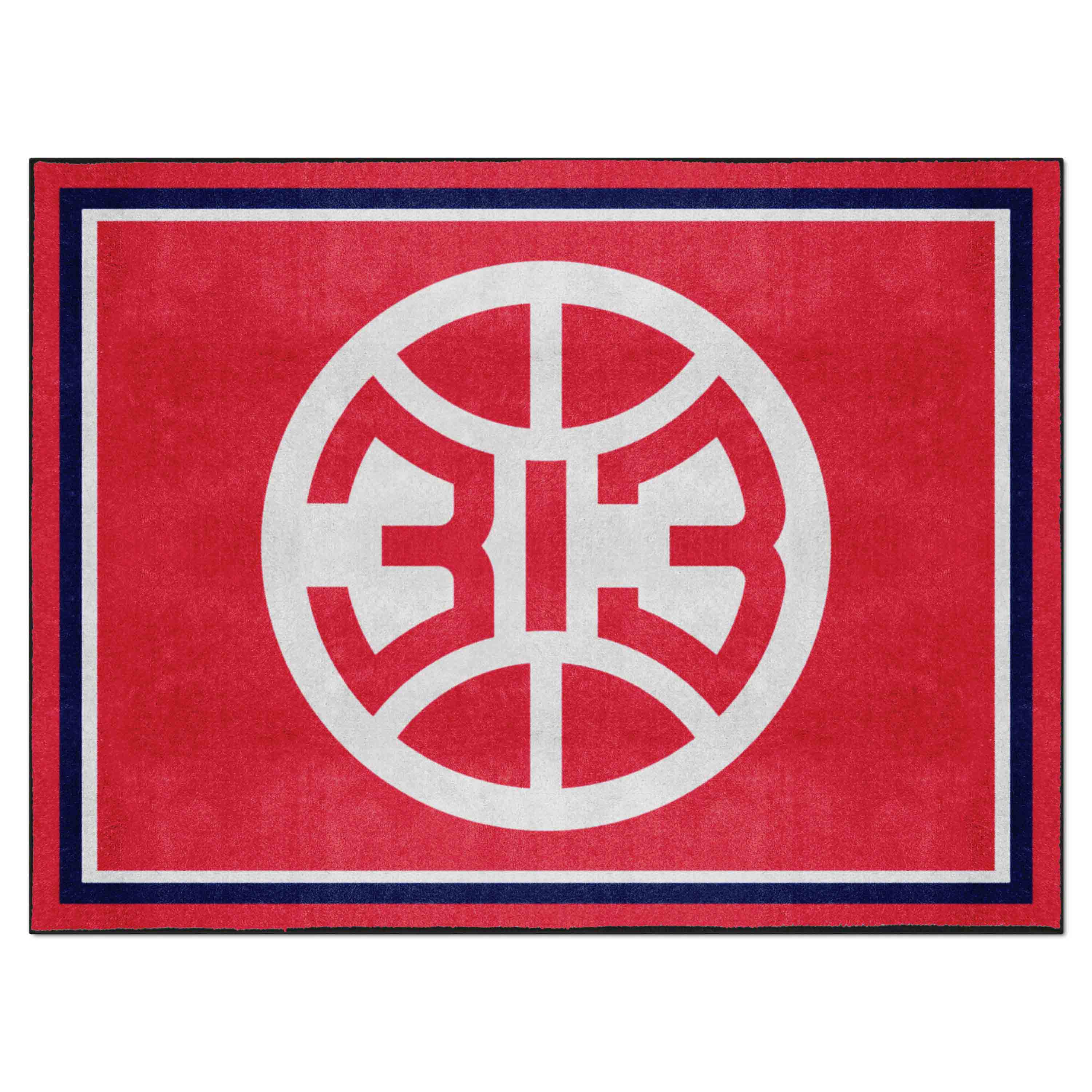 Detroit Pistons 8ft. x 10 ft. Plush Area Rug - Detroit Pistons