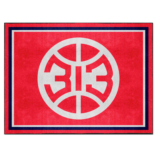 Detroit Pistons 8ft. x 10 ft. Plush Area Rug - Detroit Pistons