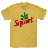 Squirt Grapefruit Soda Logo T-Shirt - Banana Yellow