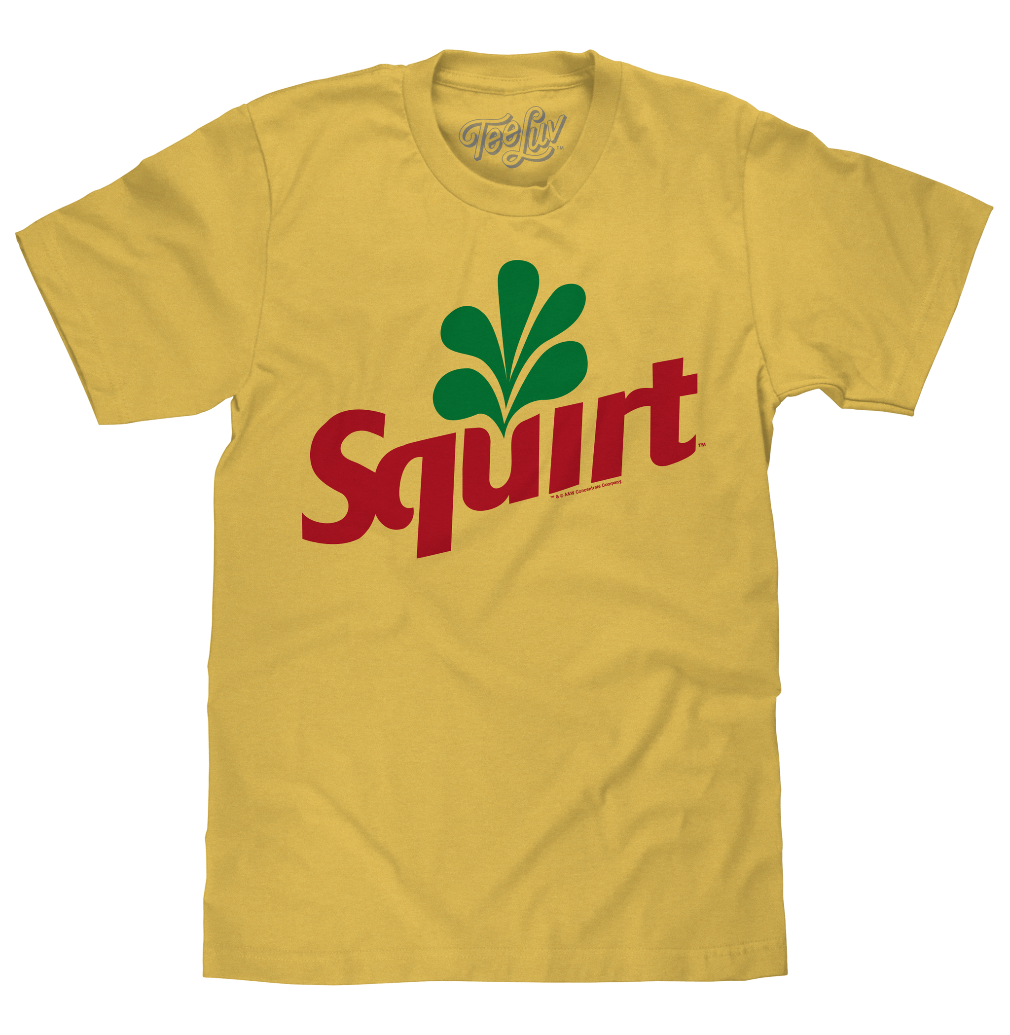 Squirt Grapefruit Soda Logo T-Shirt - Banana Yellow