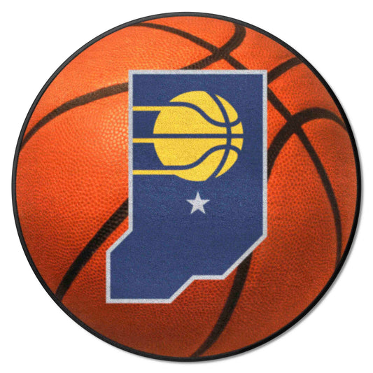 Indiana Pacers Basketball Rug - 27in. Diameter - Indiana Pacers