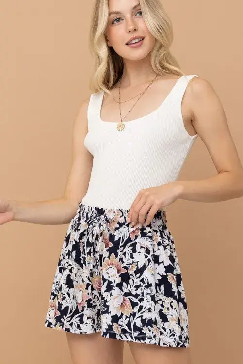 And The Why Wrinkle-free Stretchy Cooling Fabric Shorts - Trendsi - Flyclothing LLC