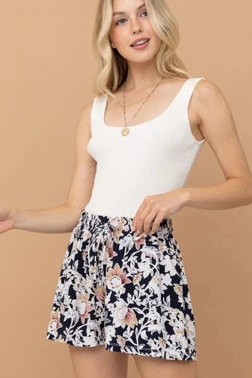 And The Why Wrinkle-free Stretchy Cooling Fabric Shorts - Trendsi