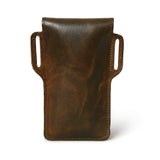 Mobile Holster Case- Dark Brown - Classy Leather Bags - Flyclothing LLC