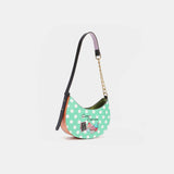 Nicole Lee USA Vegan Leather Polka Dot Shoulder Bag - Trendsi - Flyclothing LLC